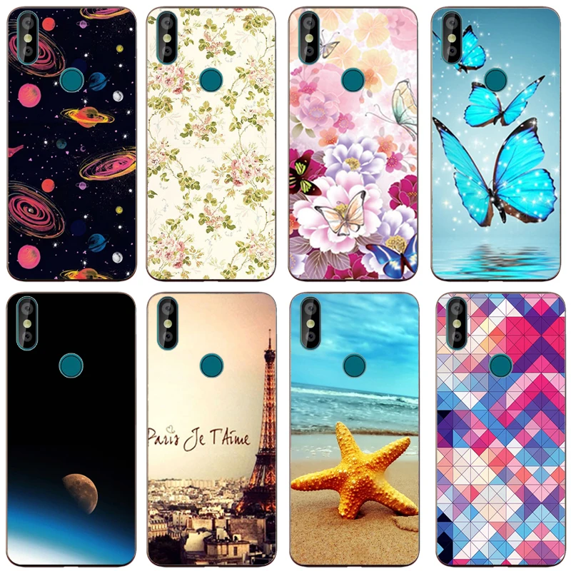 

TPU Soft Silicon Printed Phone Case for Doogee Y8 Anti Skid Cartoon Cover for Doogee Y8 Y 8 Coque Shell