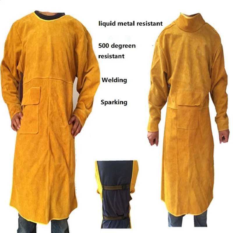 Leather Welder Welding Clothing Flame Retardant Welder Overall Siam
