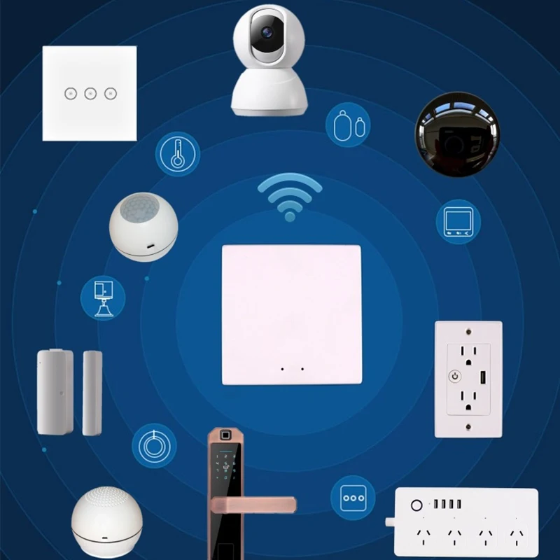 Tuya Zigbee Ponte Casa Inteligente Gateway Hub Controle Remoto Dispositivos Via Appc 4 Tuya zigbee ponte casa inteligente zigbee gateway