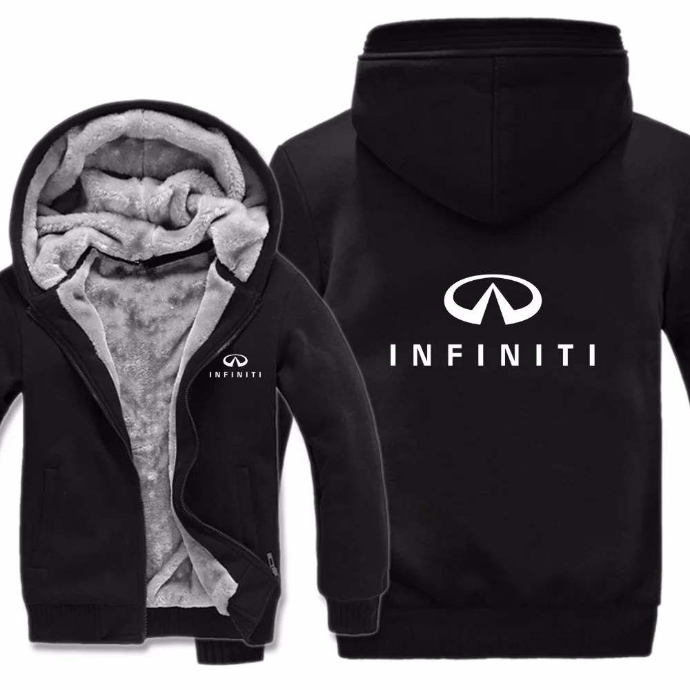 Infiniti толстовки Мужская Куртка зимние высококачественные мужские повседневные шерстяные флисовые свитера с логотипами