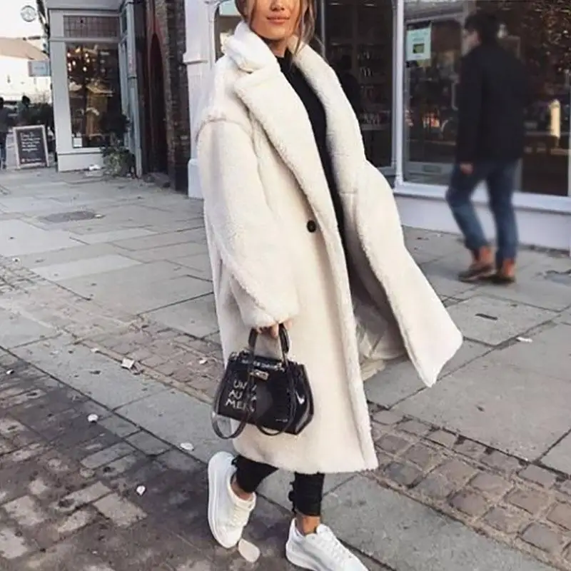 Casual Solid Color Long Sleeves Overcoat_234240