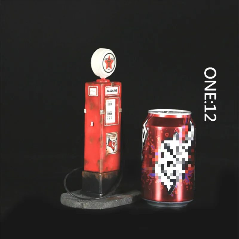 FEELWOTOYS 1/6& 1/12 старомодный винтажный газовый насос Модель FW009 для 6 дюймов 12 дюймов Фигурка DIY - Цвет: for 1 12th
