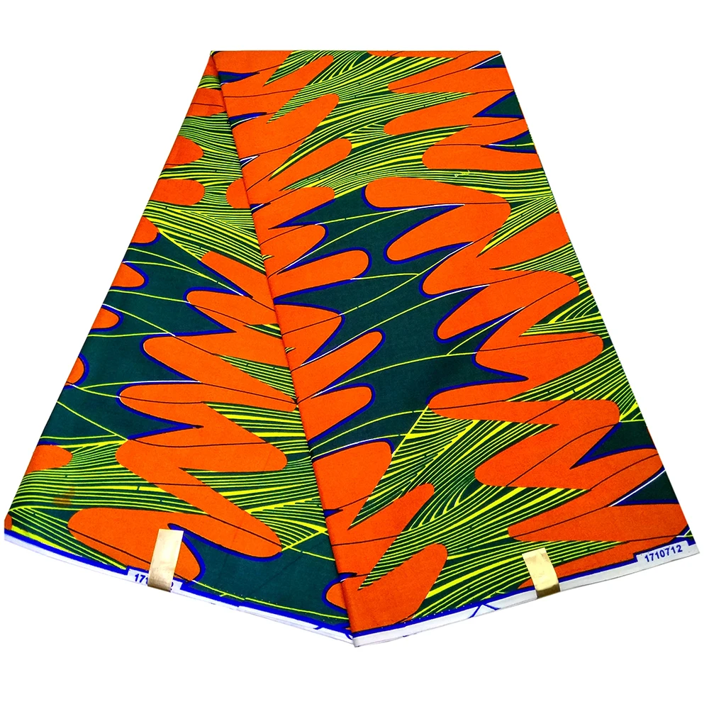 Африканский высокое качество Анкара Pagne настоящая Гарантированная голландская восковая ткань с принтом для модной одежды Дашики африканская ткань