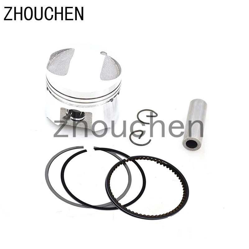 Мотоциклетный 39 мм поршень 10 Pin Ring 0 8*0 8*1 5 набор для Qingqi QM48QT 50 Suzuki UZ cc | Автомобили и