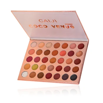 

35 Colors Eyeshadow Disc Earth Pearlescent Matte Waterproof Easy To Color Efficient Color Rendering Eye Shadow Pallete TSLM1