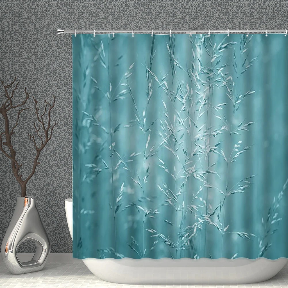 Dark turquoise shop shower curtain
