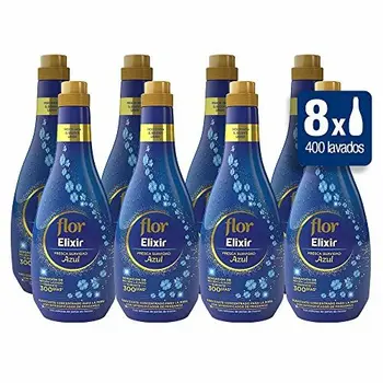 

Flower Elixir Blue Concentrated Fabric Softener – 8 Packs of 50 Dose