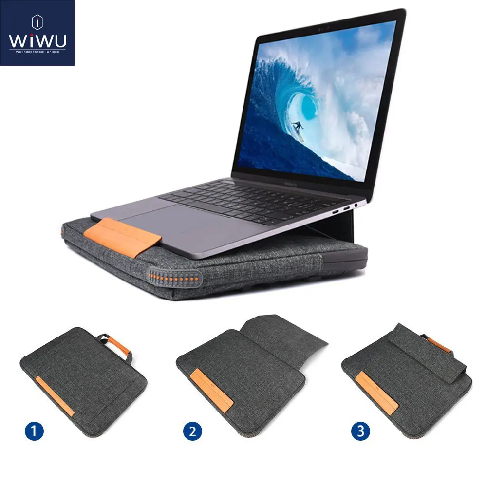 WiWU Smart Stand Sleeve For MacBook/Laptop Bag Price