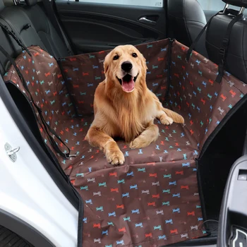 

Pet Carrier Dog Car Back Seat Carrier Cover Waterproof Basket Safety Travelling Mesh Hanging Bags Dogs Seat Bag Basket