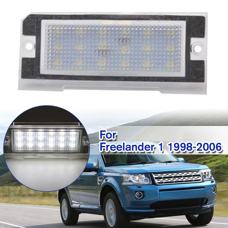 Автомобильный светодиодный светильник номерного знака для Land Rover Freelander 1