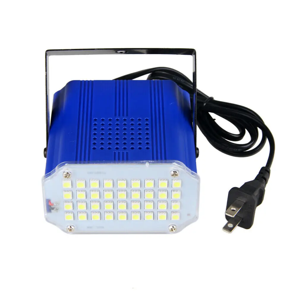 Мини 36 шт/партия KTV DJ Strobe Flash Light 5050 светодиодный звук концерт клуб диско Вечеринка планка освещения сцены в баре - Испускаемый цвет: Синий