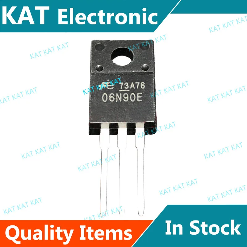 

5 шт./лот FMV06N90E 06N90E TO-220 900V 6A N-CHANNEL SILICON POWER MOSFET