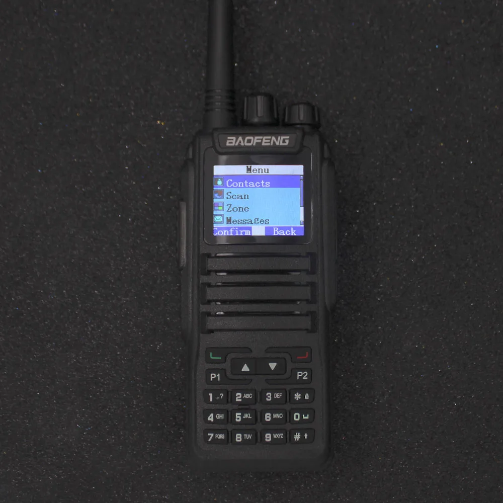 2 шт. Baofeng двойной режим аналоговый и цифровой иди и болтай Walkie Talkie “иди и DM-1701 Dual Time slot двухдиапазонный УКВ и UHF приемно-передающая радиоустановка