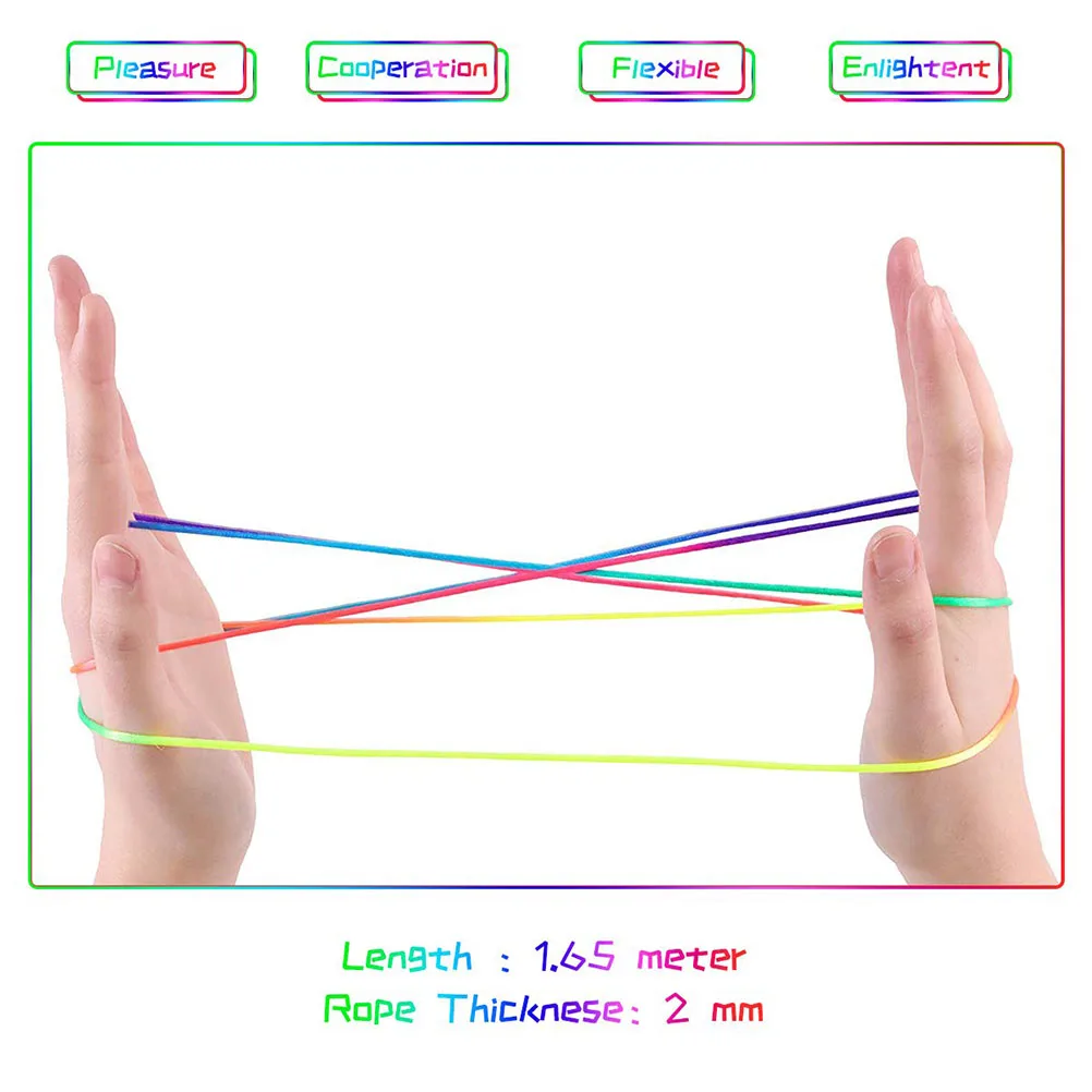 12 шт. палец игра струнная креативное ручной игры Finger строка развивающие игрушки