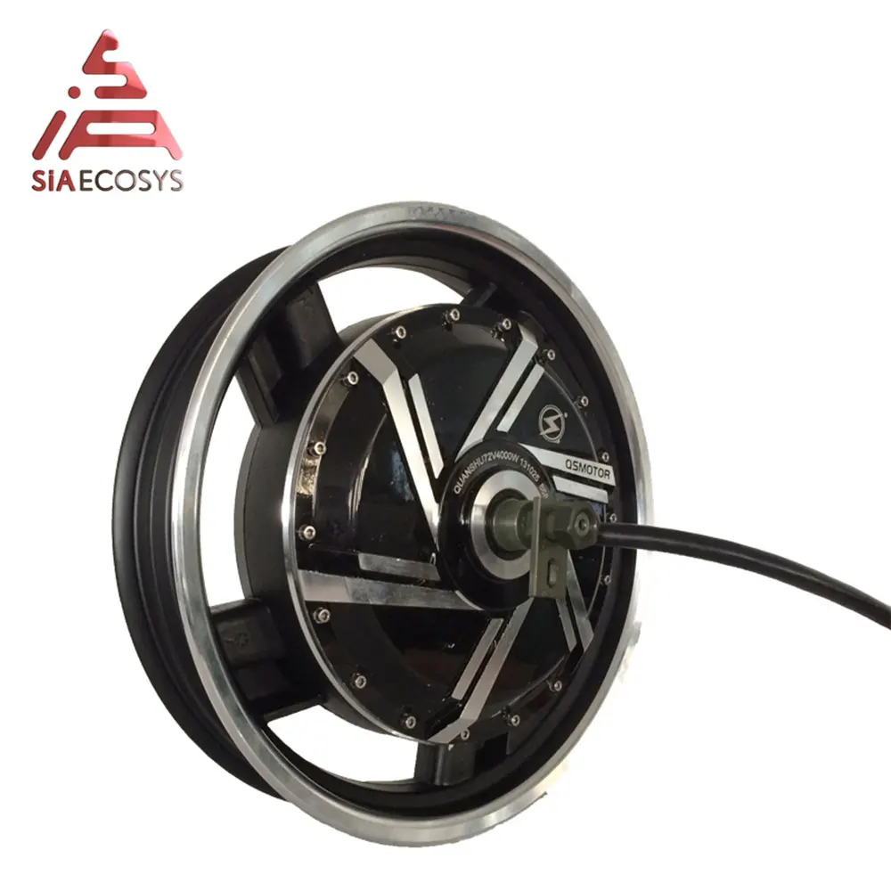 US $238.00 QS 1630inch 2000W 273 28H V2 Brushless DC Electric Motorcycle Hub Motor