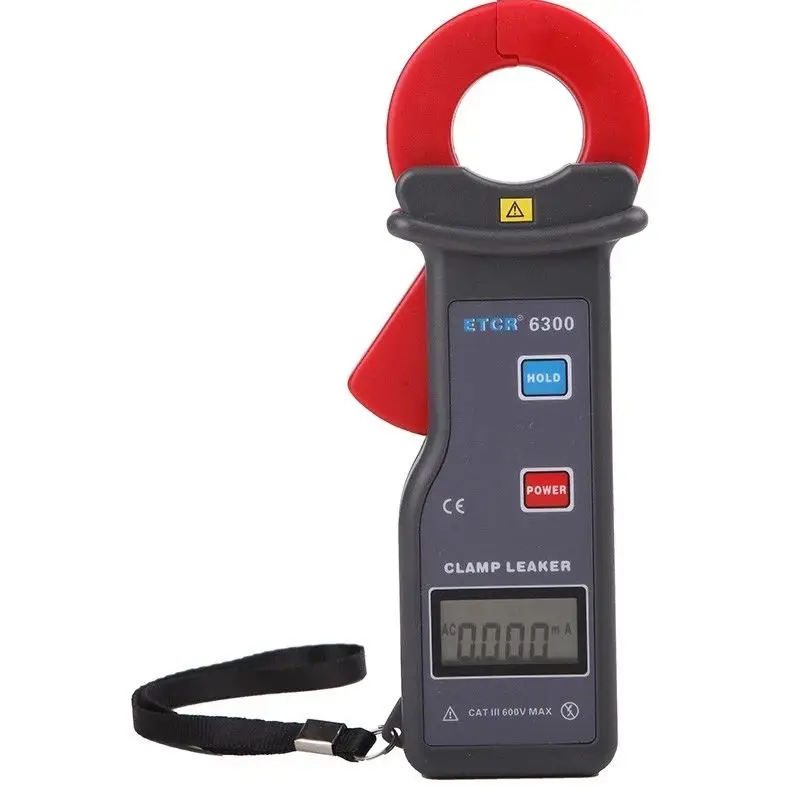ETCR6300 고정밀 클램프 Leaker AC 0.000mA-60A