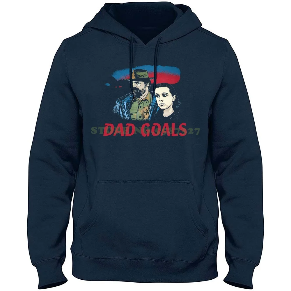 thumbnail image 1 of Stranger Tee Things Dad Goals Chief Hopper Eleven Tv Show Mens T Shirt, 1 of 5