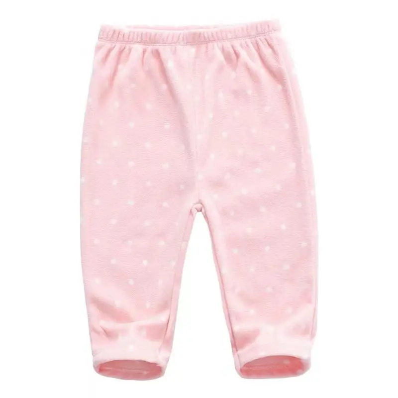 

Spring Autumn 2019 Hot New Baby girl pants Winter Fleece Footless Unisex Casual Bottom PP pants Newborn