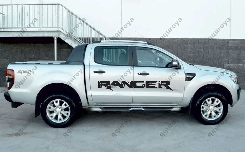 Для x2 Ford RANGER большая сторона Виниловая наклейка для тела графическая наклейка