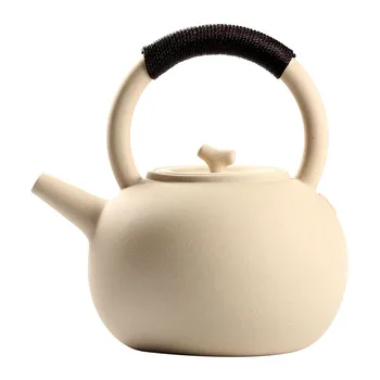 

Simple Design Ceramics Flask Kettle Tea Infuser Flat Bottom Hemp Rope Handle Gourde Isotherme Inox Tea Infuser Tumbler EC50SH