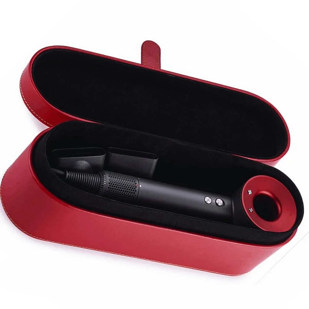 Dyson Portable Storage Case Organizer Sensico Magnetic PU Leather Flip Hard Box Travel Case for Dyson Supersonic Hair Dryer