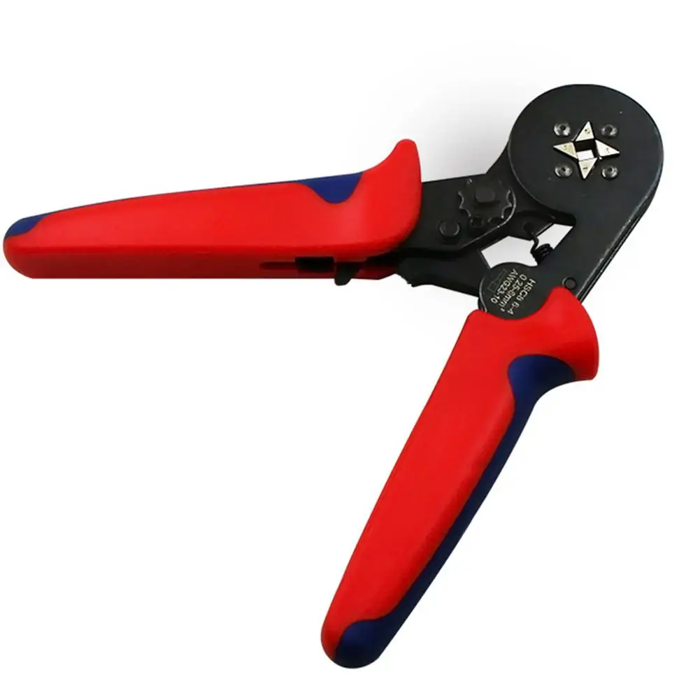 Crimping Tool HSC8 6-4 обжимные плоскогубцы саморегулирующиеся AWG 23-10 зачистки проводов 0,25-6 мм2 для кабеля провода концевые рукава трубчатые клеммы инструменты плоскогубцы - Цвет: Crimping Tool