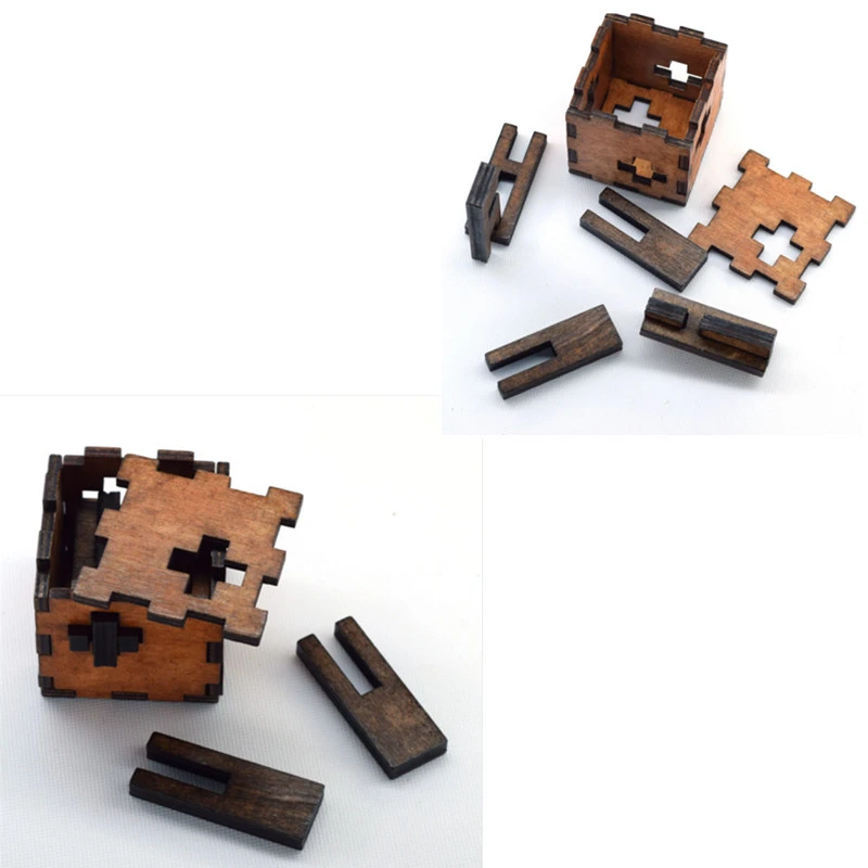Kids Toys Cube A Wooden Toys Of 3d Puzzle Also For Adult Kong Ming Lock A Good Gift From Ancient Wise Men For You Familys