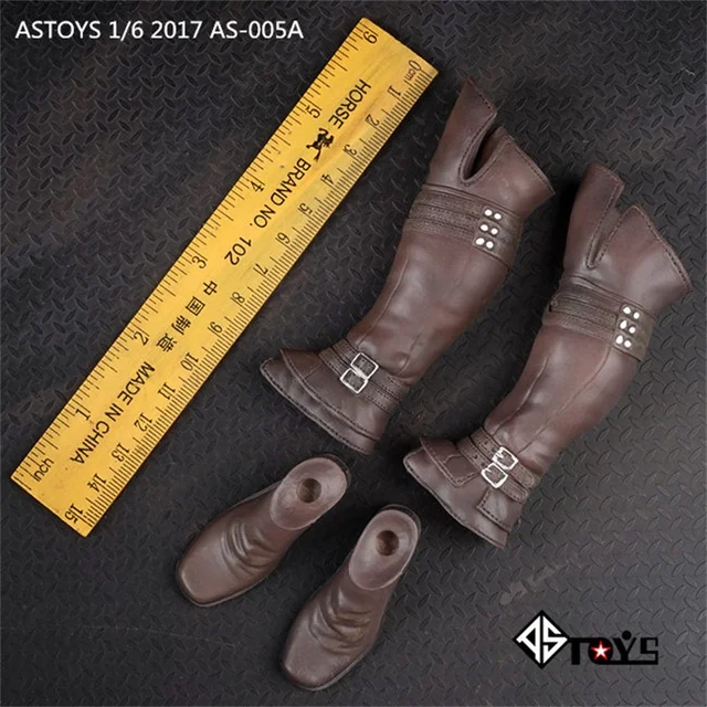 로마 십자군 군인 액션 피규어에 생명을 불어넣는 ASTOYS 1/6th 할로우 부츠