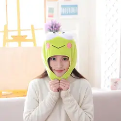 TYY Gorro con orejeras de felpa de Animal Rana, calentador de orejas, accesorios de Cosplay, esponjoso, para cumpleaños, 2022