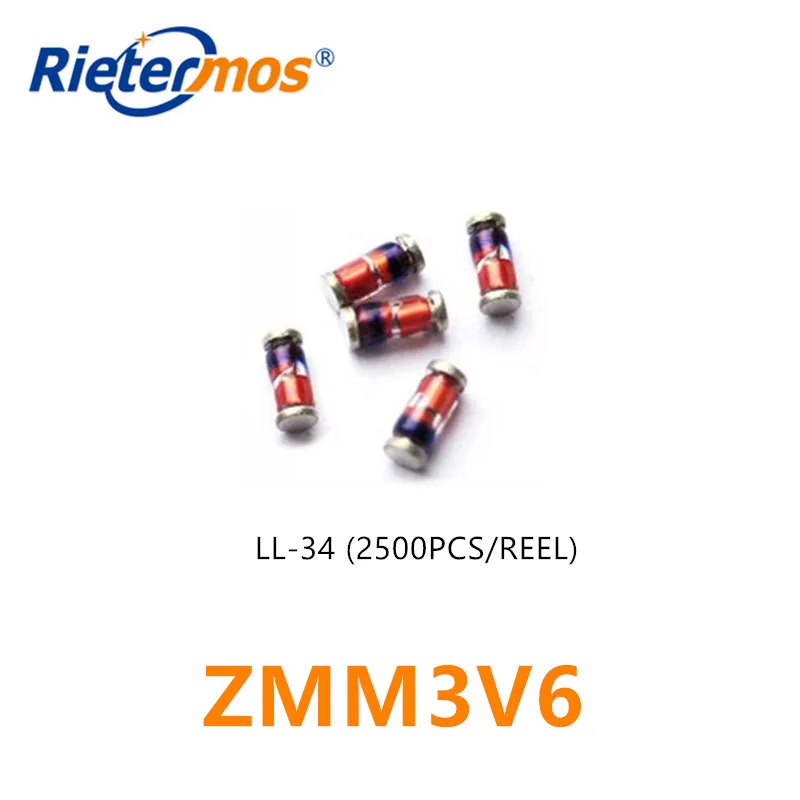 2500 шт. ZMM3V6 LL34 1206 3 6 V 0 5 W SMD | Электроника