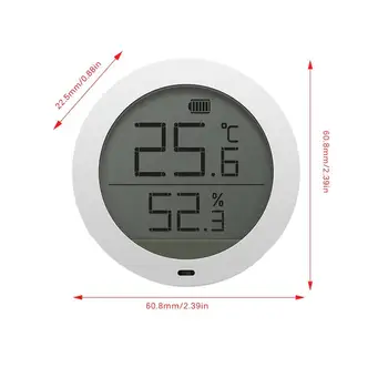 

Xiaomi Mijia Bluetooth Temperature Humidity Hygrothermograph High Sensitive LCD Screen Hygrometer Thermometer Moisture Sensor