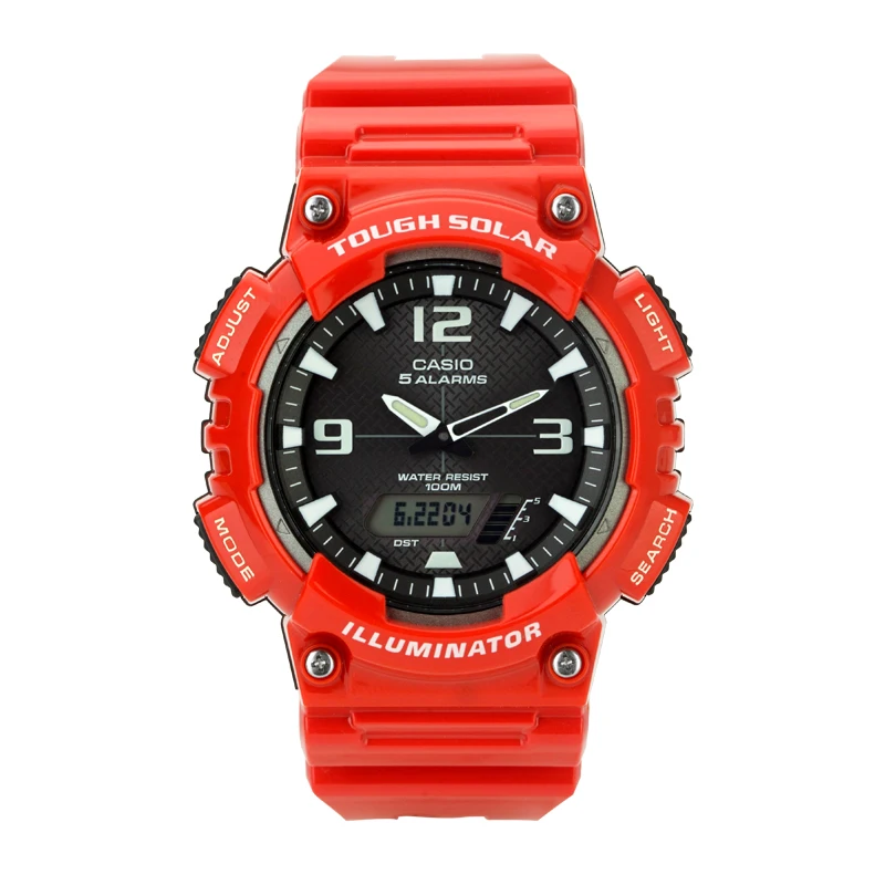 Casio Часы тренд спортивные водонепроницаемые мужские часы AQ-S810WC-4A