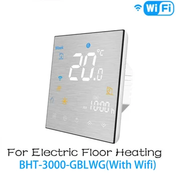 

WIFI 3Speed Fan Coil Temperature Controller Programmable Touch Screen Thermostat Smart Wire 2 X 1.5 Mm2 Or 1 X 2.5 Mm2