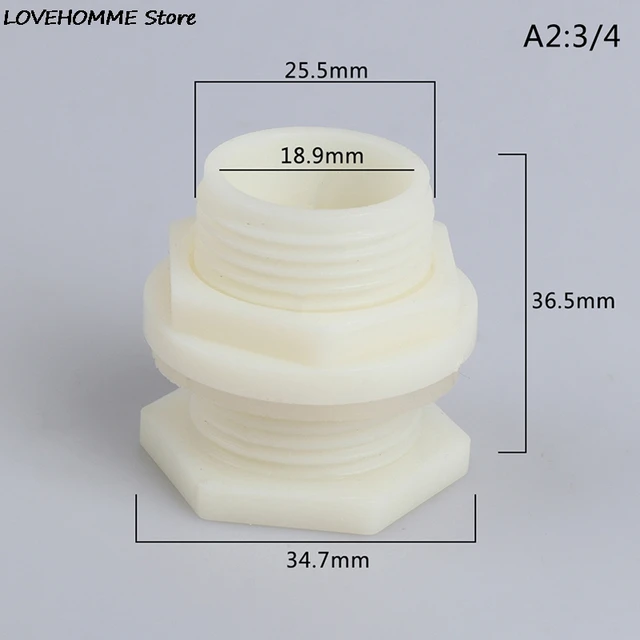 1Pc Abs Id 20 Mm 25 32 -Es Halcsatlakozó Tartály Lefolyócső Tartozékok Akváriumízületek Vízcsőszerelvények 1/2 Hüvelykes 3/4 "Vízelvezetés - Image 4