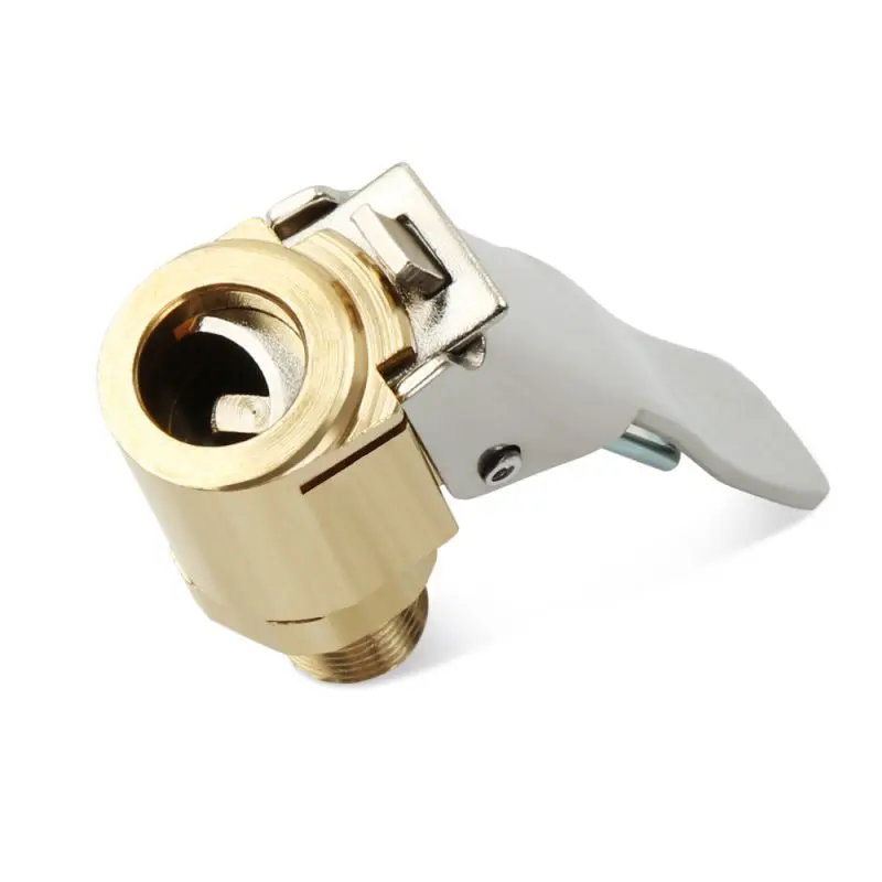 Adaptateur de valve de pneu de voiture de 2 pièces, buse de pompe de 8 mm  en laiton Vanne de gonflage Clip Clamp Connecteur Adaptateur pour pneu de  voiture ou de camion