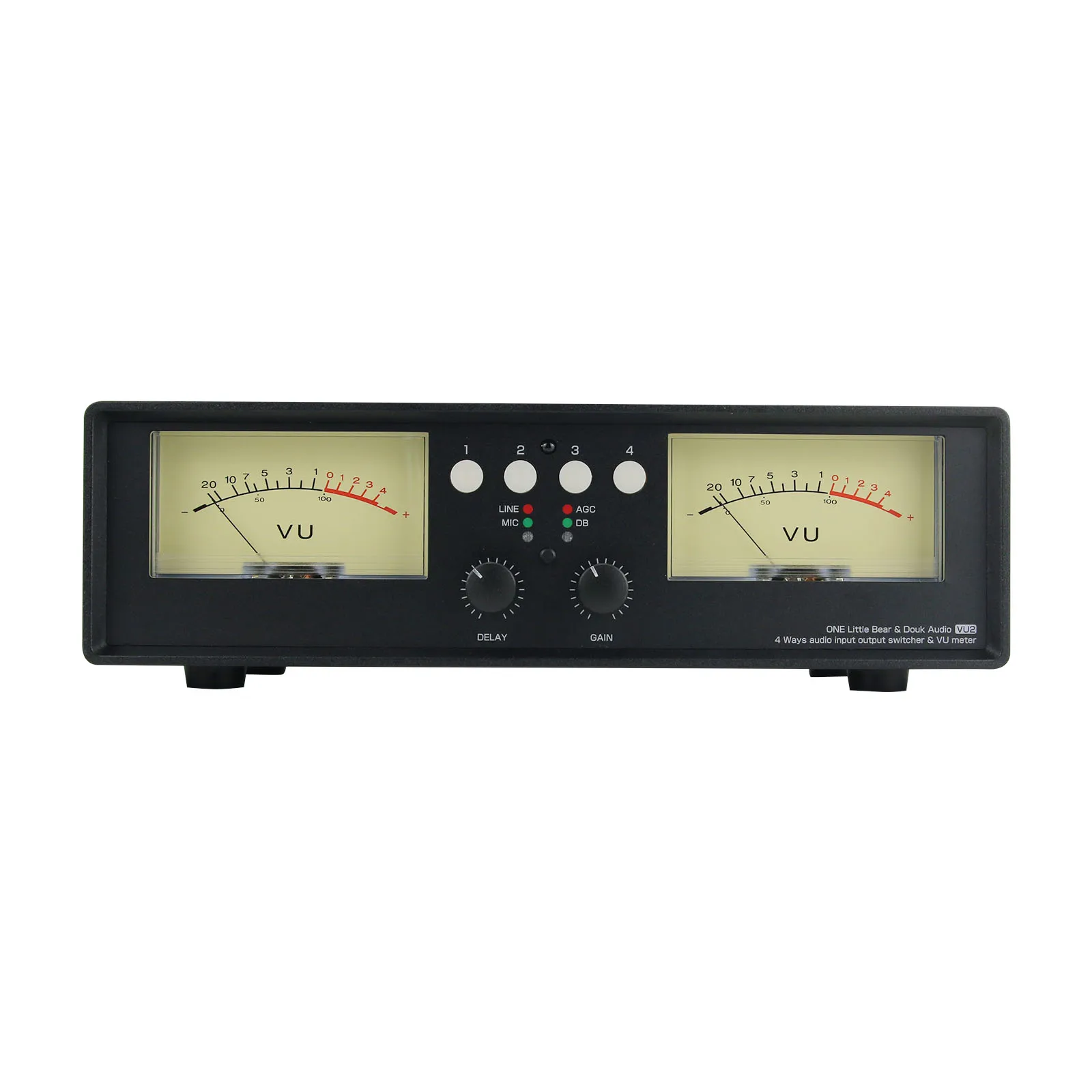 Douk Audio VU3 デュアル アナログ VU メーター, 2 ウェイ アンプ