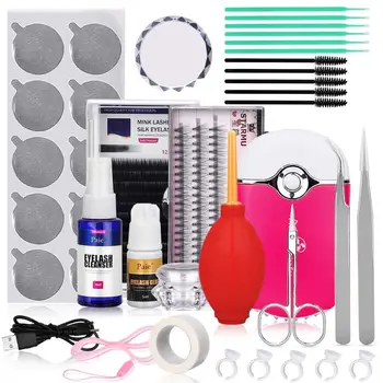 

Professional Eyelash Set 17Pcs Makeup Tool Practice False Eyelash Extension Training Set for Eyelash Extension