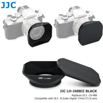 

JJC Durable Metal Lens Hood Shade Protector for Olympus M.Zuiko Digital 17mm f/1.8 Lens Replaces Olympus LH-48B Lens Hood