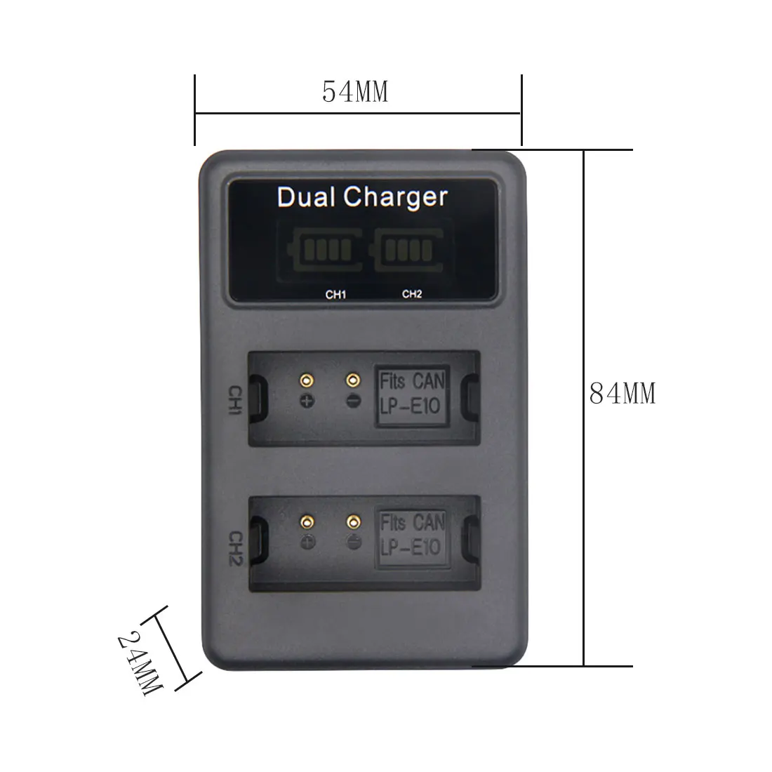 USB зарядное устройство двойной порт ЖК-монитор Lp E10 Быстрая Зарядка батарея для цифровой камеры зарядное устройство