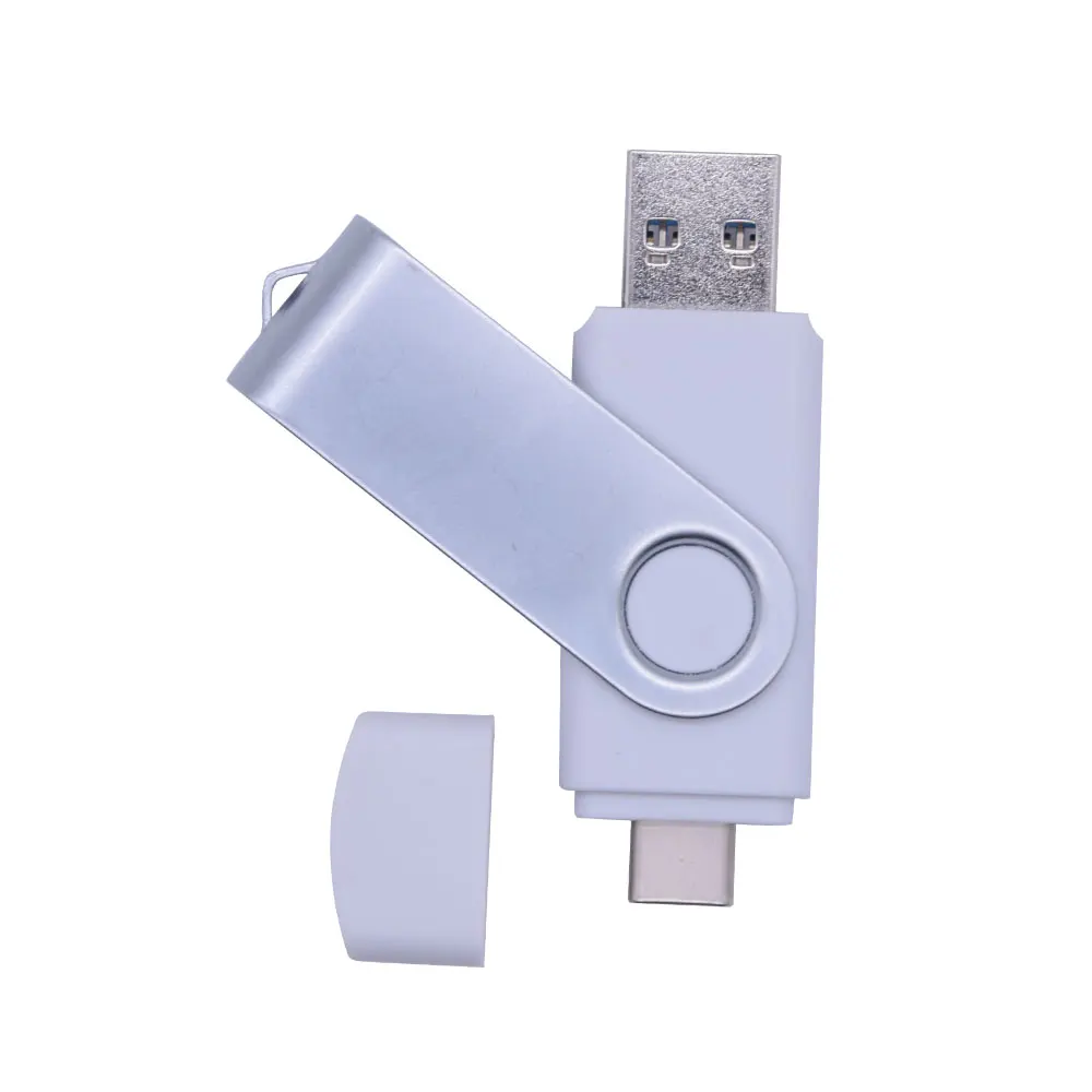 2IN 1 Type-C USB 2.0 Flash Drives Pendrive usb key USB Flash Drive 64GB 32GB 16GB 128GB Pen Driver Cle USB(10pcs free logo) usb for sale USB Flash Drives