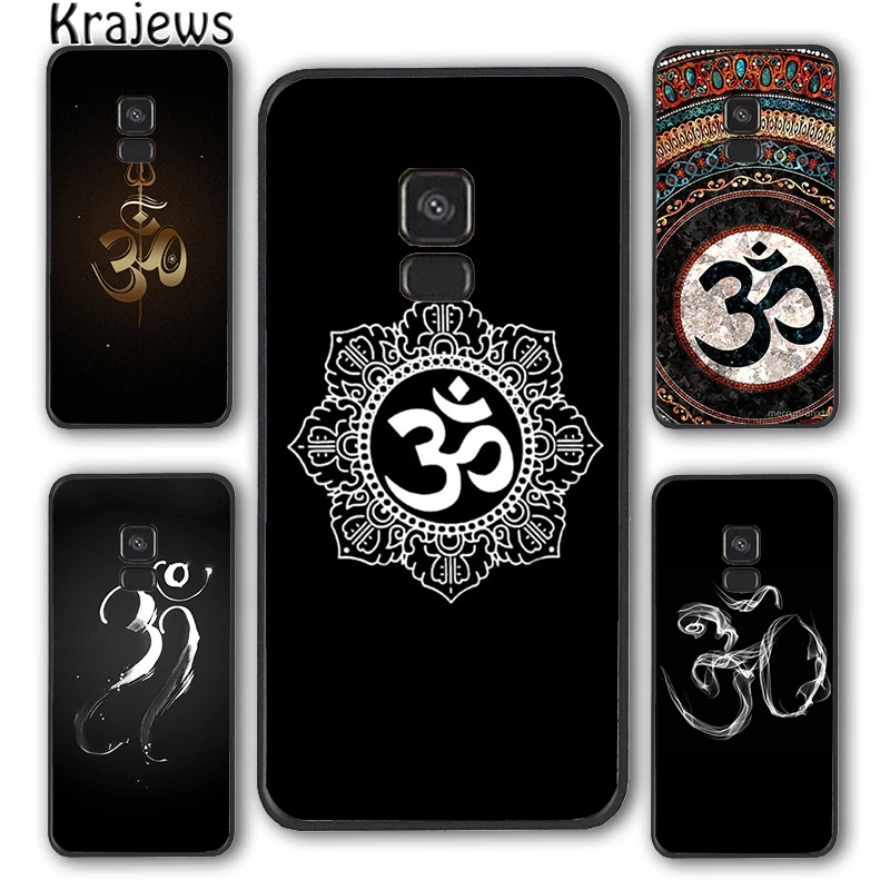 Чехол для телефона с символом krajew Aum Om Samsung Galaxy S5 S6 S7 edge S8 S9 S10 E lite S20 plus ultra Note |