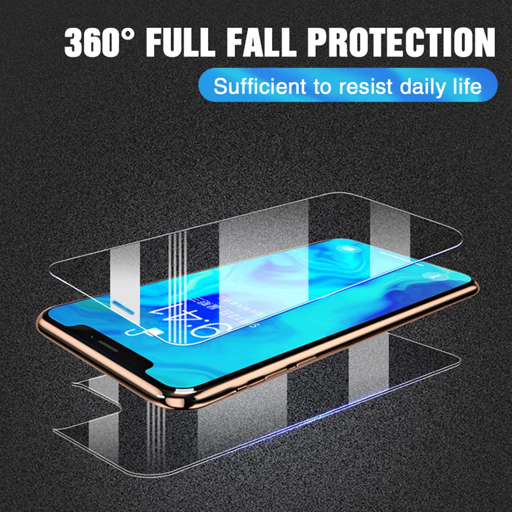 Waterproof Tempered Glass 9H Front To Rear Anti-Scratch Phone Protective Film For iPhone 11 Pro Max Screen Protector