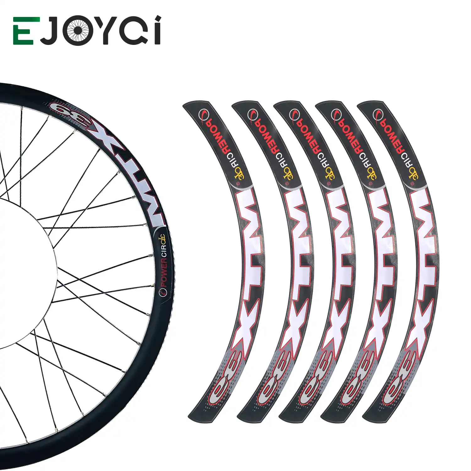 Electric MTB Mountain Universa MTX Bike Tire Wheel Rim Stick Sticker Decal  for Bicycle Accessories