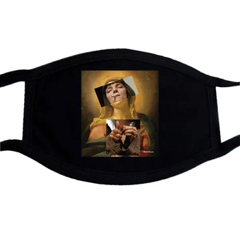 

Spoof Funny Mona Lisa Masks Hip Hop Dust Masks Breathable Reusable Mouth-muffle Face Mask Anti Haze Proof Protection Masks