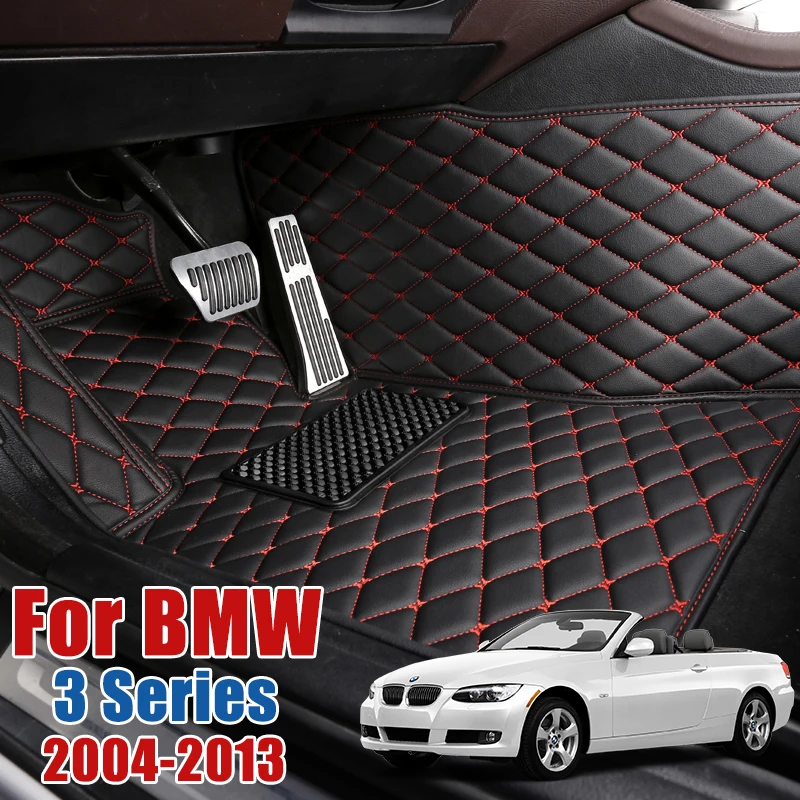 Кожаные автомобильные коврики для BMW 3 серии E93 318i 320i 325i 330i 335i 320d 330d 335d Кабриолет пользовательские коврик ног