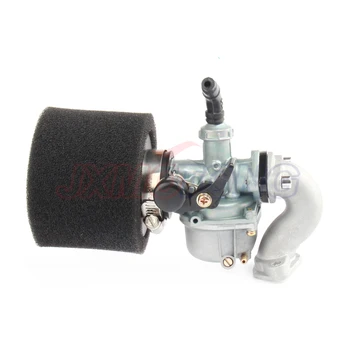 

PZ19 19mm Hand Choke Carburetor Carb Intake Pipe Air Filter 50cc 70cc 90cc 110cc 125cc Quad ATV Taotao Sunl new