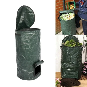 

Garden Supplies Compost Bag Foldable Ferment Large Capacity Home Grow Yard Trash Can Probiotics Portable PE Waste Disposal