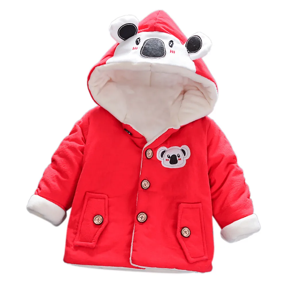 

Kids Cute Coats 2019 Toddler Baby Boys Girls Autumn Winter Hooded Fashion Coat Cloak Thick Warm Colorful Clothes For 6M-3T Child