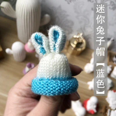 Милый кролик шляпа толстяка шляпа милый кролик Мини свитер DIY аромат гипс, Свеча материал декора - Цвет: N4