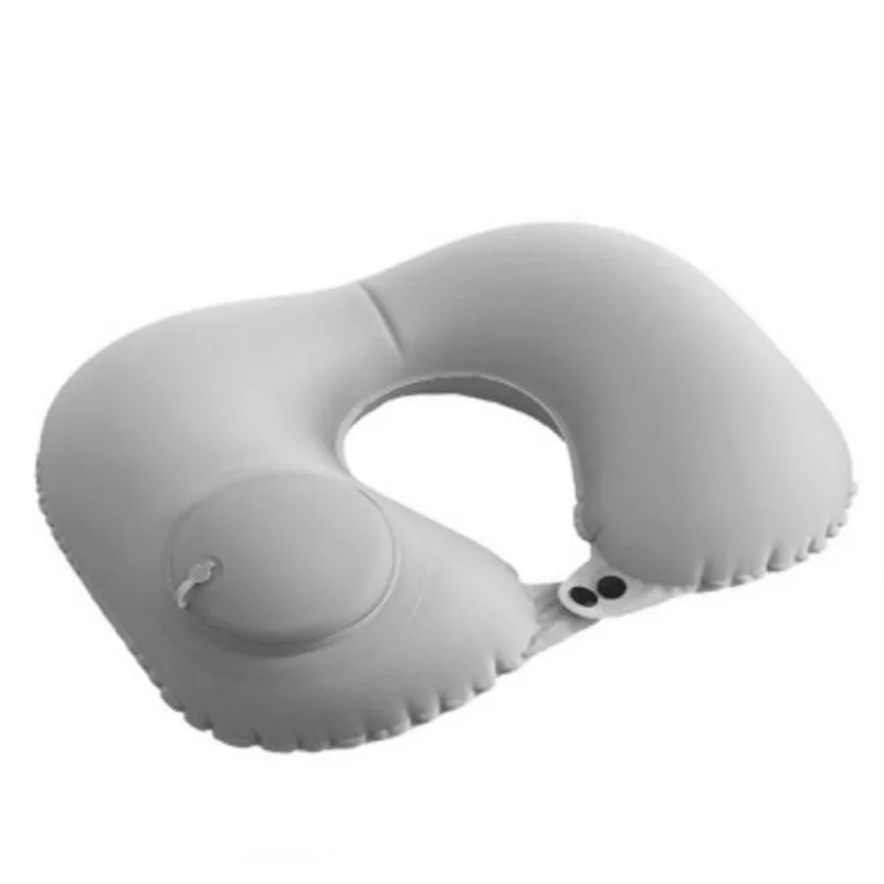 1PC Inflatable Neck PillowTravel U Shape Air Pillow Neckrest Head Rest Portable Head Rest Pillows In Flight Cushion